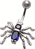 Fixed Sterling Silver Spider charm