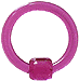 UV ballhoops 10g Acrylic Captive Ring