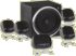 Logitech Z-640 5.1 Speaker, w/ Wood Subwoofer