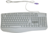 Ezkey Slim Office Beige PS2 Keyboard, Model: EZ-9910(OP)