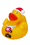 BD-4064   Xmas  Duck  With  Gift  Box