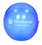 CB-704   9"  Translucent   Blue  Beachball