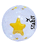 CB-508S     16" Clear  Beachball   W  Yellow  "Star " Insert