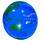 CB-520   20"  Blue/Green  Globe Ball